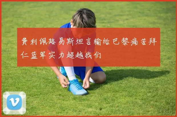费利佩路易斯坦言输给巴黎痛苦拜仁蓝军实力超越我们